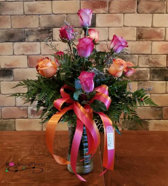 Tickled Peach Roses