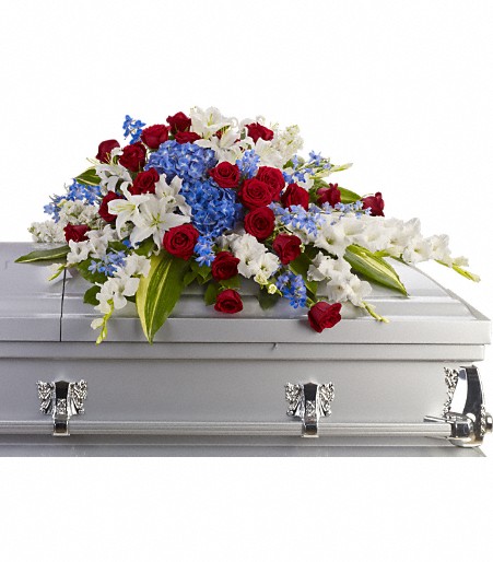 Distinguished Service Casket Spray