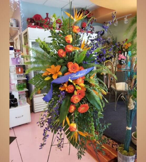 Tropical Tribute Standing Easel