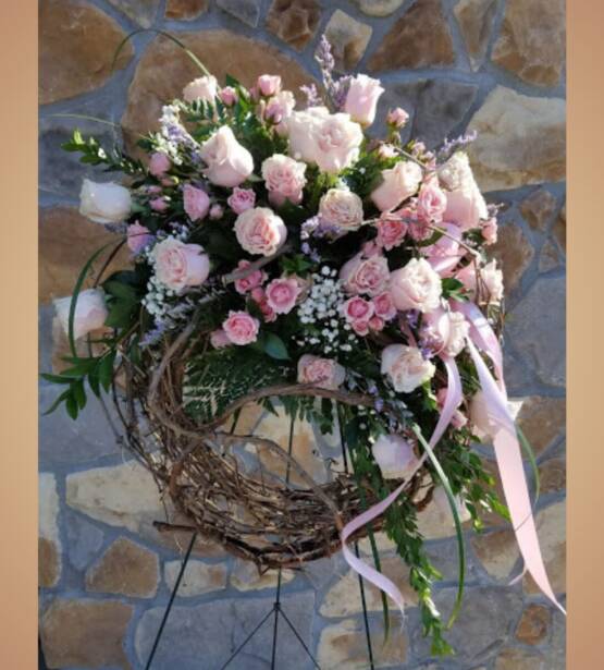Sweet Solace Wreathe Standing Easel