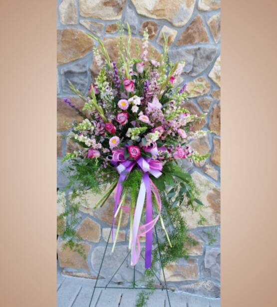 Lavender Tribute Standing Easel