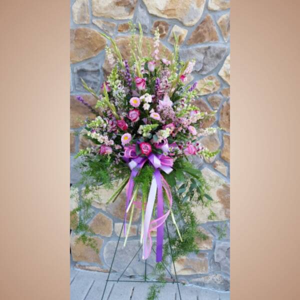 Lavender Tribute Standing Easel