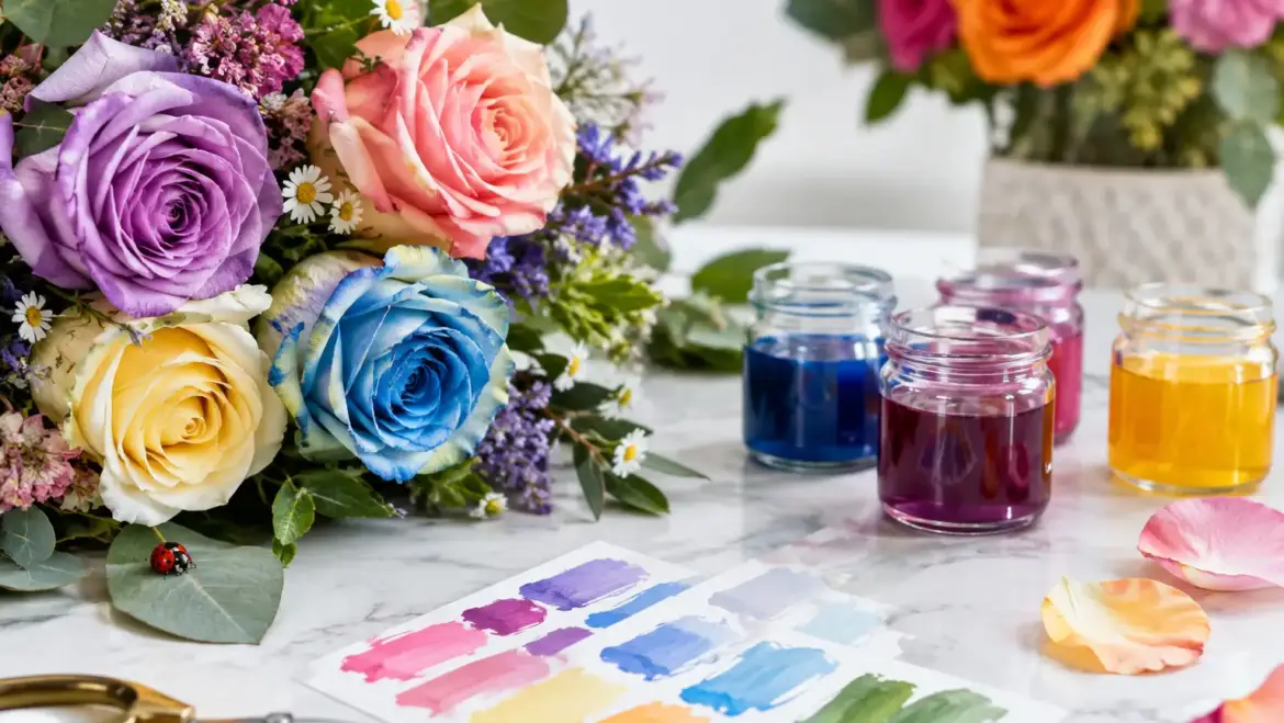 Can Florists Make Custom Colors for Flowers?