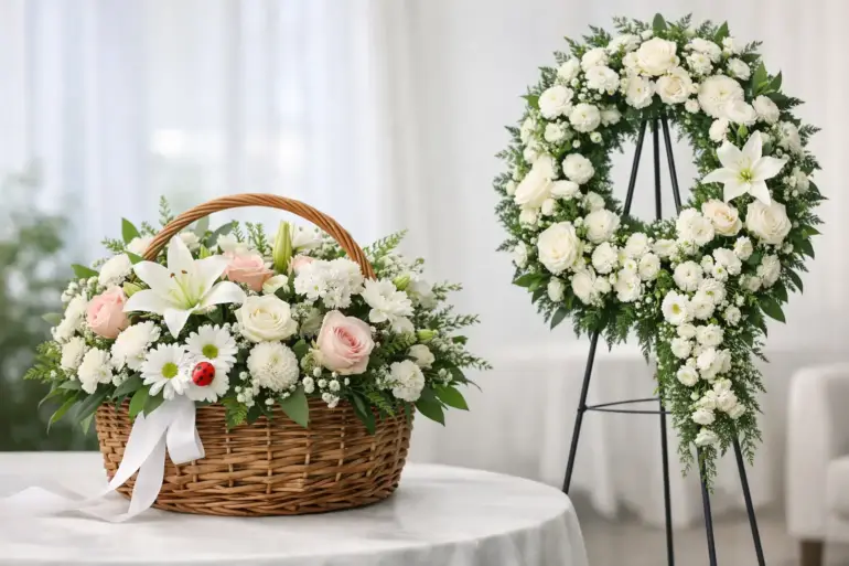 Sympathy Basket or Standing Tribute?
